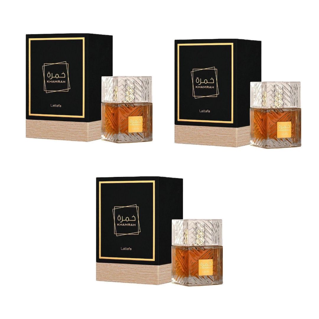 3 UNIDADES KHAMRAH EN ESTUCHE